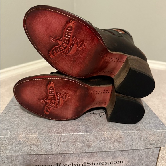 NIB Freebird Charlotte Boots Black Size 10 - Picture 6 of 10